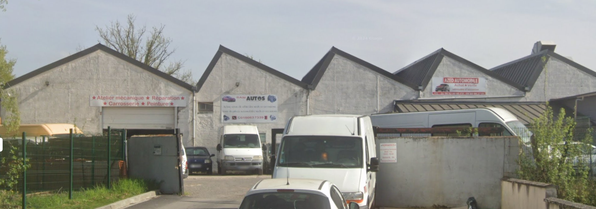 Façade du garage